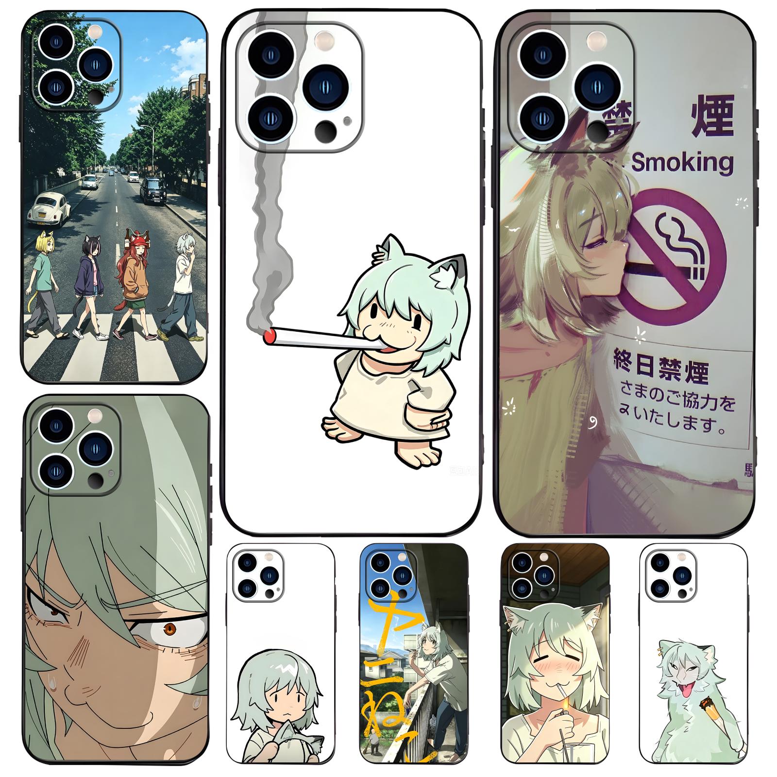Phone Cases Iphone 13 - Chainsmoker Cat Phone Case For iPhone17