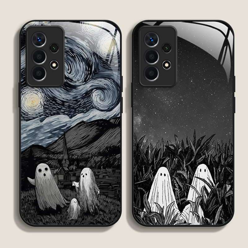Funny Ghost Abstract Art Patte - Phone Cases Funny 评论和价格