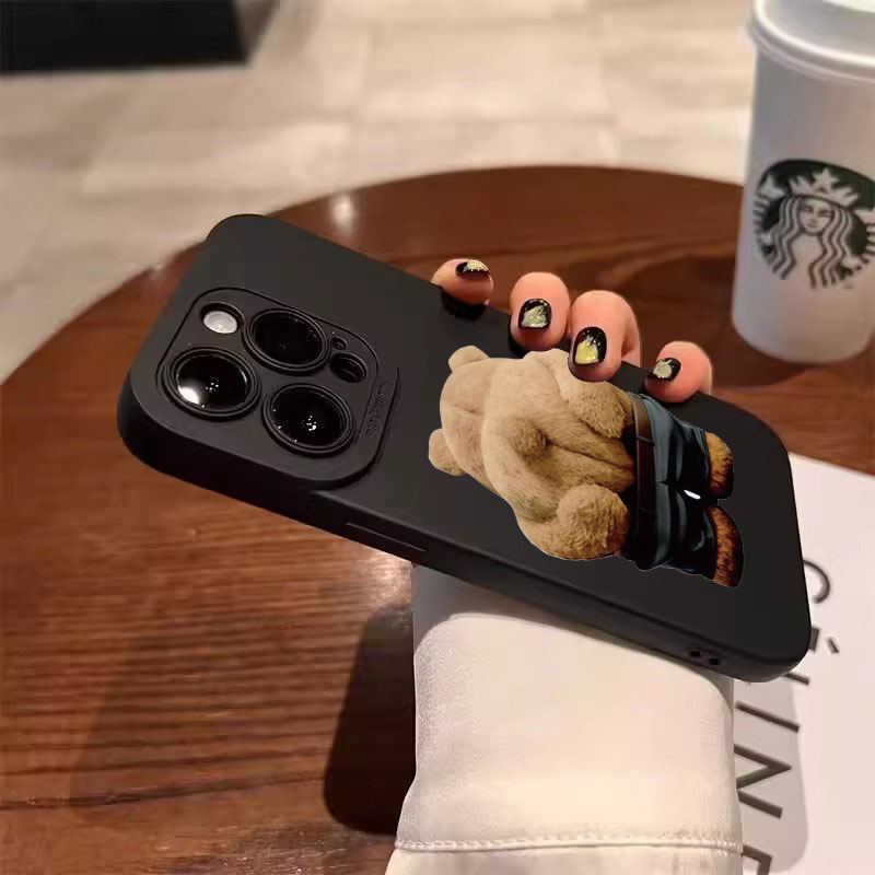 Funny Cool Bear Silicone Phone - Phone Cases Funny 评论和价格