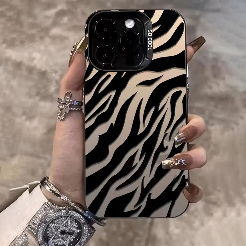 Zebra Pattern Black Advanced I - Phone Cases Iphone 13 评论和价格