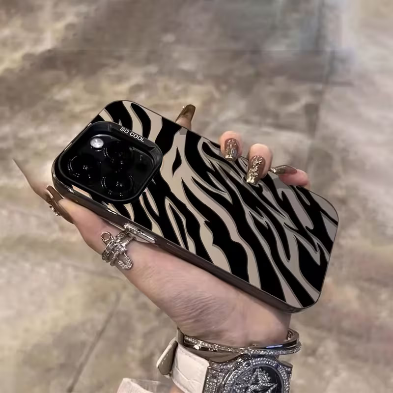 Zebra Pattern Black Advanced I - Phone Cases Iphone 13 评论和价格