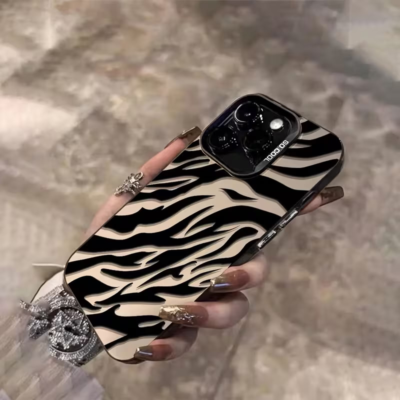 Zebra Pattern Black Advanced I - Phone Cases Iphone 13 评论和价格