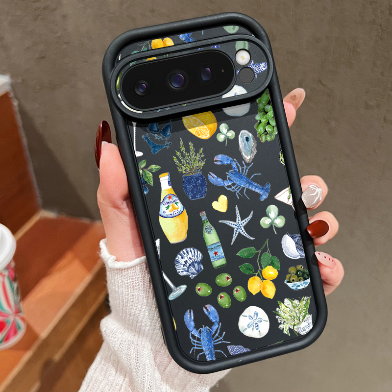 Ocean Whale Patterned TPU Phon - Phone Cases Google Pixel 9 评论和价格