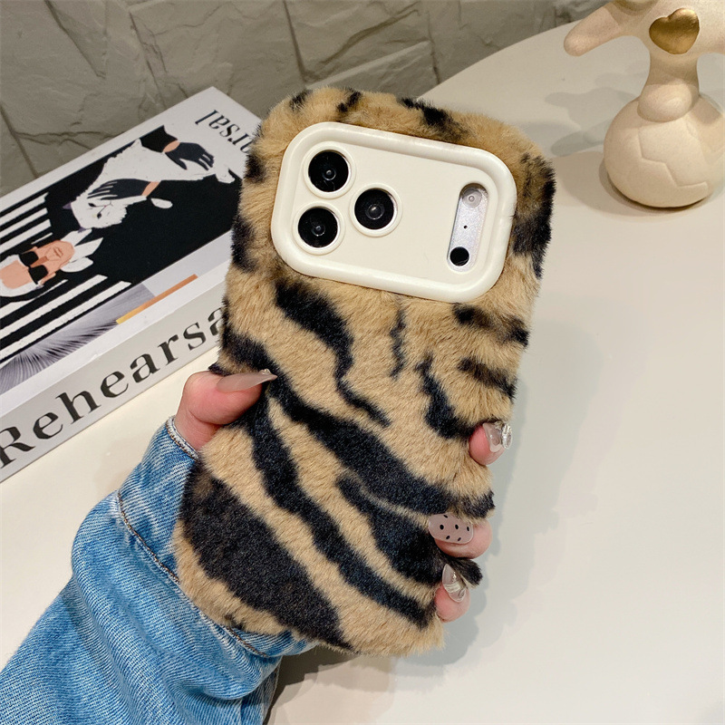 Luxury Zebra Pattern Fluffy Pl - Phone Cases Iphone 13 评论和价格