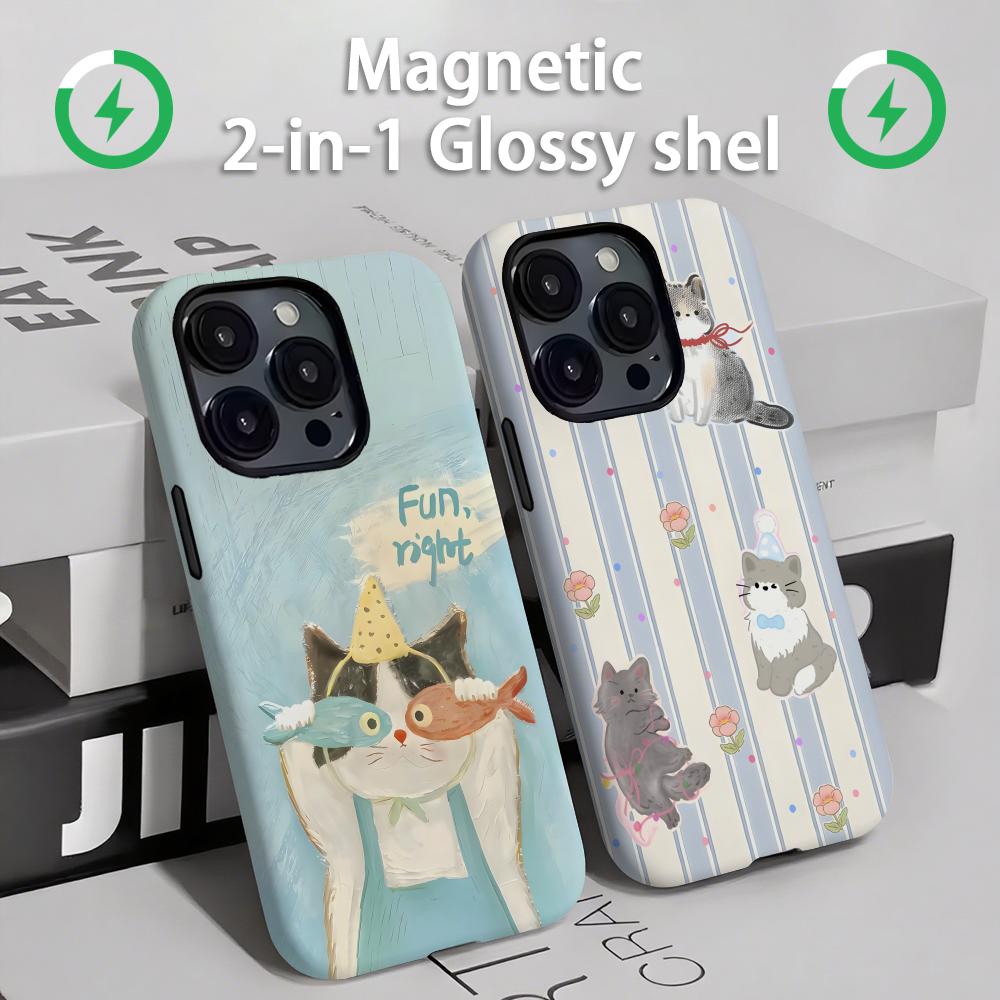 Cute cats and dogs  Phone Case - Phone Cases Iphone 13 评论和价格