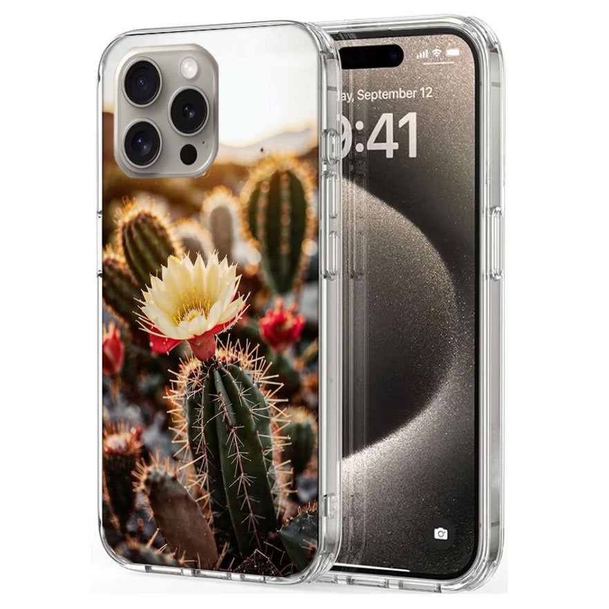Picturesque Desert With Cacti  - Phone Cases Com 评论和价格