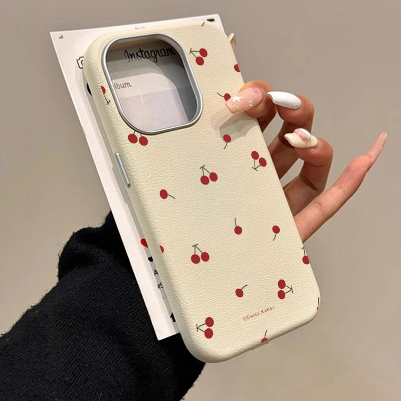 INS Cute Cartoon Cherry Patter - Phone Cases Xiaomi 15 评论和价格