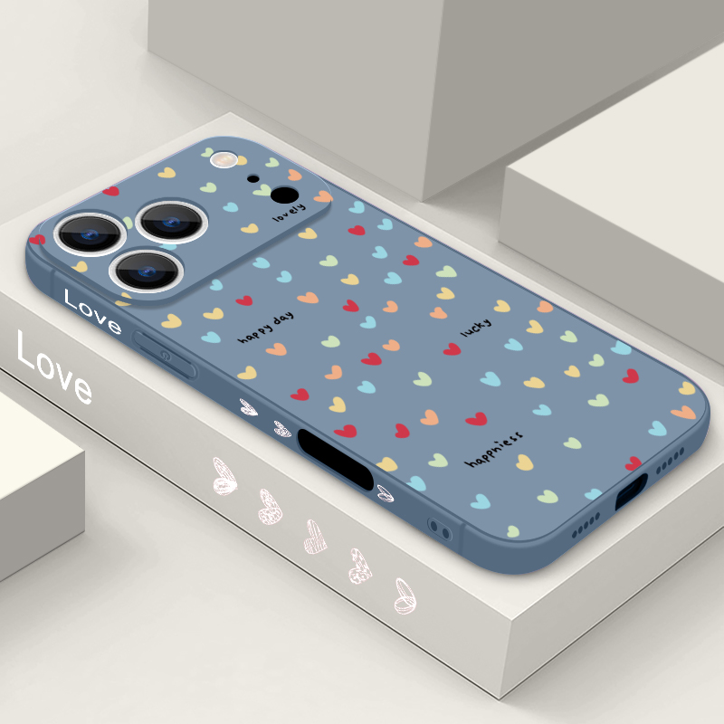 Little Hearts Pattern Phone Ca - Phone Cases Durable 评论和价格