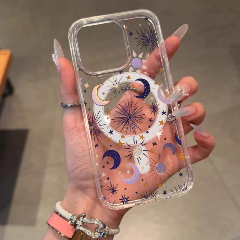 Romantic Sun Moon Stars Phone  - Phone Cases Durable 评论和价格