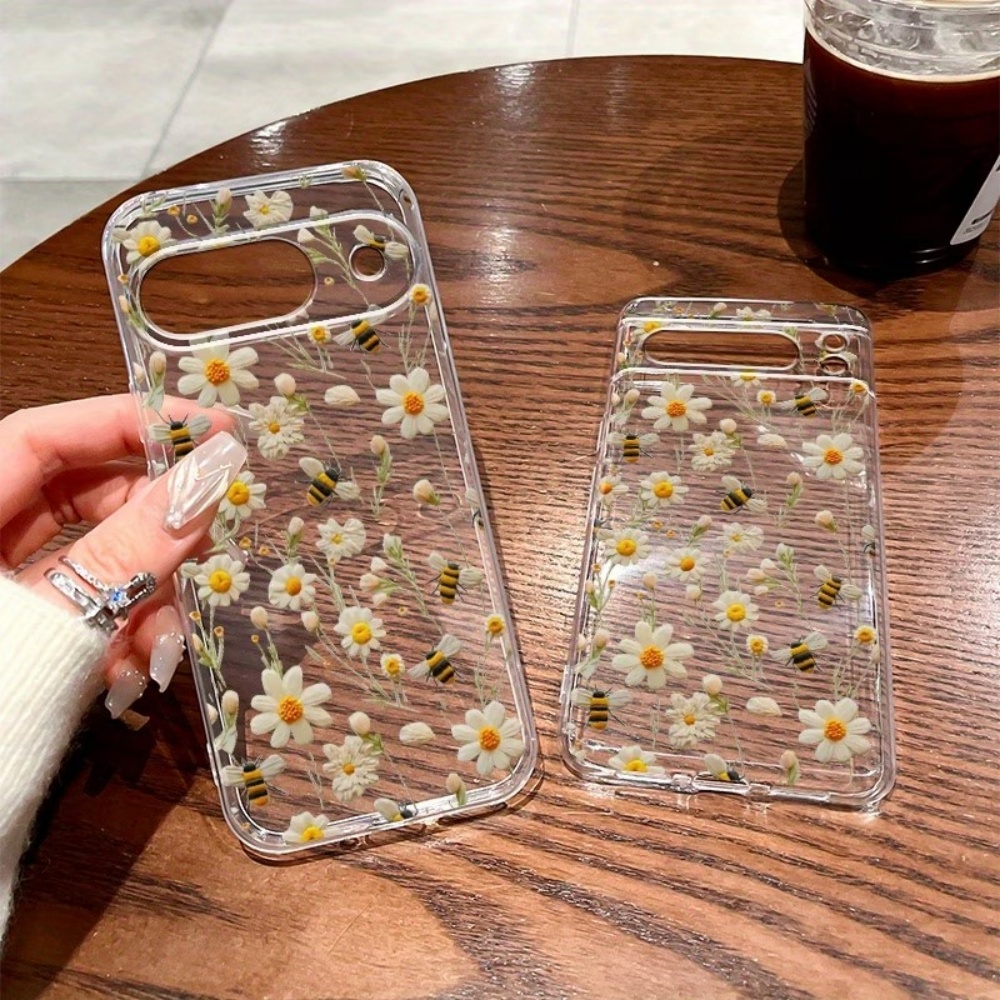 Cute Honeybee Flower Pattern S - Phone Cases Google Pixel 9 评论和价格
