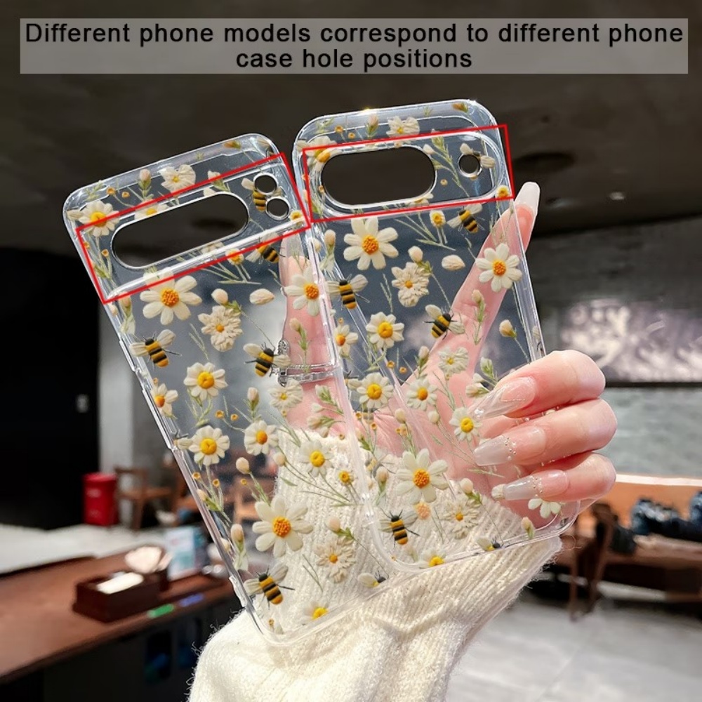 Cute Honeybee Flower Pattern S - Phone Cases Google Pixel 9 评论和价格