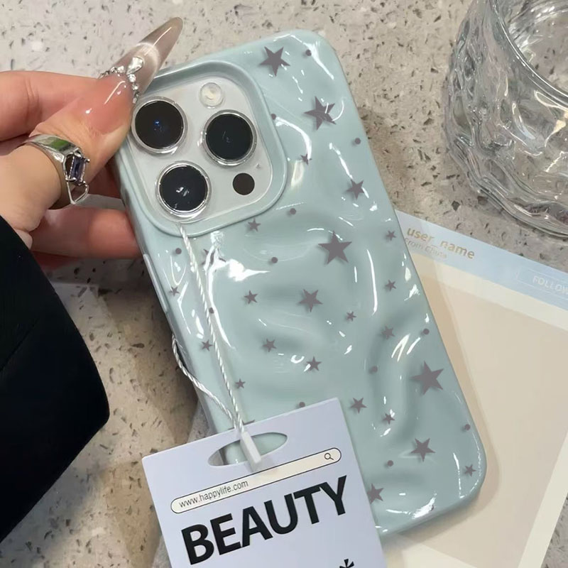 Minimalist Cute Star Wave Text - Phone Cases Durable 评论和价格