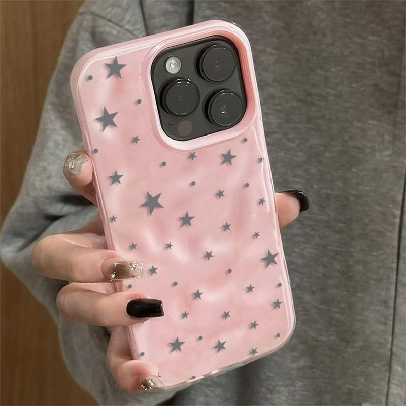 Minimalist Cute Star Wave Text - Phone Cases Durable 评论和价格